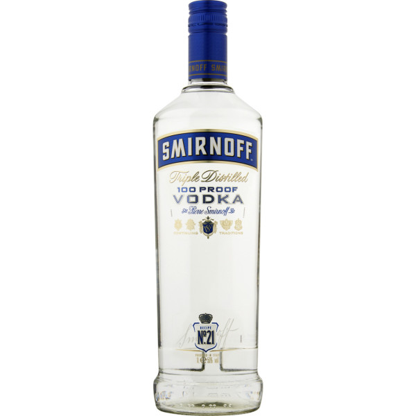 Smirnoff - Blue, 100º Proof (1 ℓ)