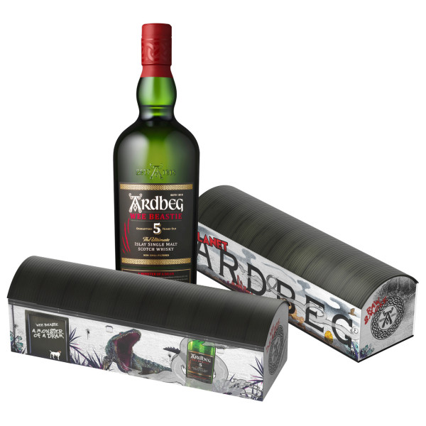 Ardbeg 5 Y Wee Beastie Warehouse Giftpack (0.7 ℓ)