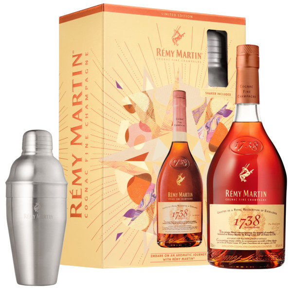 Remy Martin - 1738 Gift Pack Shaker (0.7 ℓ)