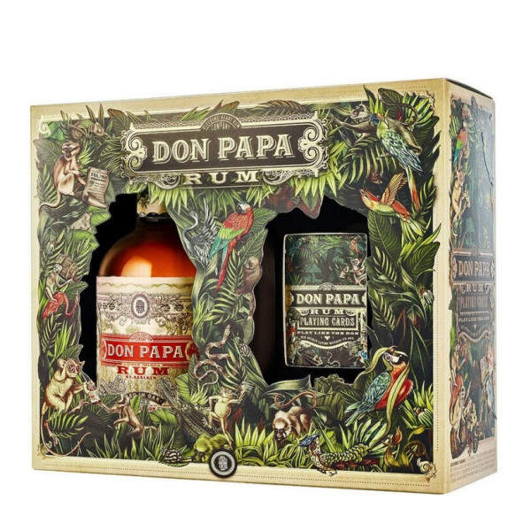  Papa - Single Island Rum + Playing Cards Giftset (0.7 ℓ)