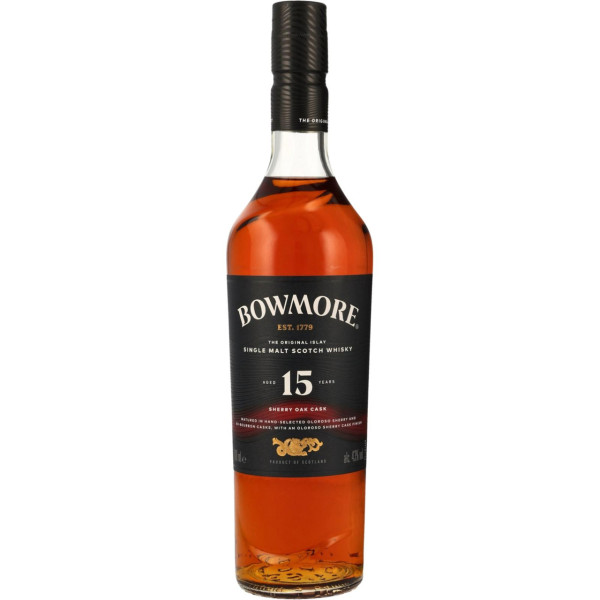 Bowmore, 15 Y - Sherry Cask Finish 