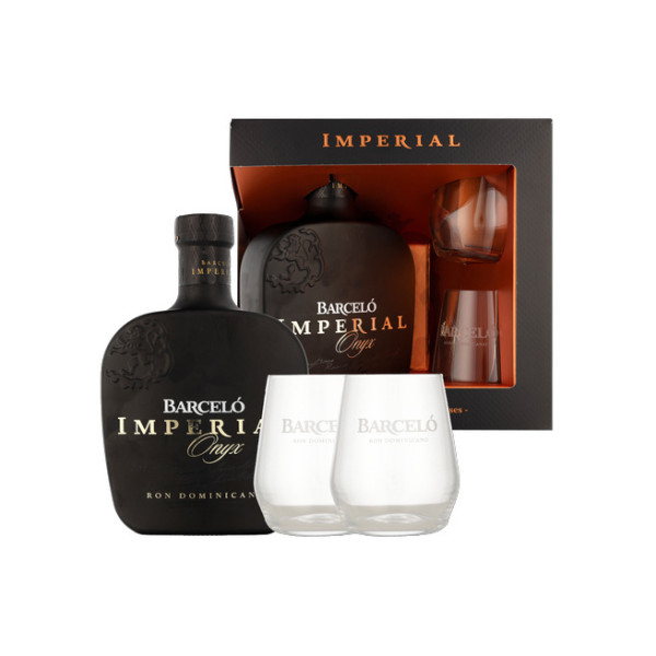 Ron Barceló - Imperial Onyx Giftpack 2 Glasses