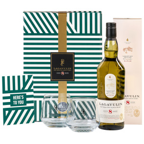 Lagavulin, 8 Y Giftpack 2 Glazen