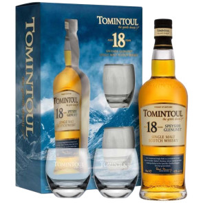 Tomintoul, 18 Y - Giftpack 2 Glasses